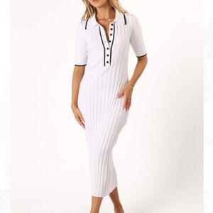 Petal & pup kin’s sweater polo dress